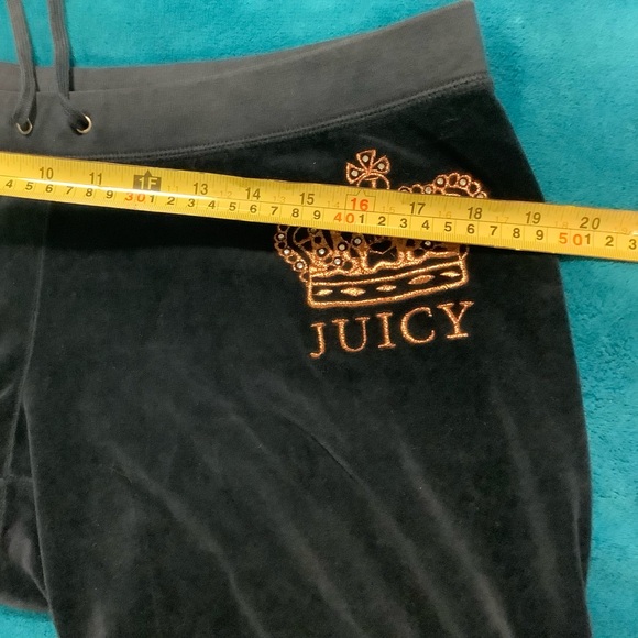 Juicy Couture Velour Pants 34 x 34 Zip Up Hoodie Tracksuit - Picture 11 of 14